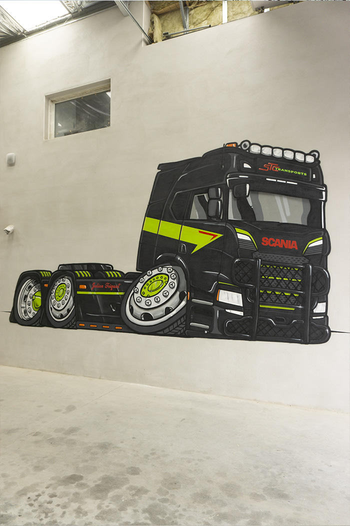 Fresque camion 