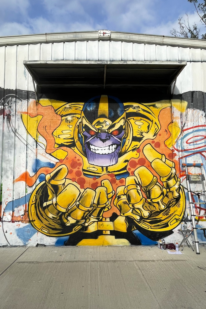tete personnage Thanos Tête de Thanos