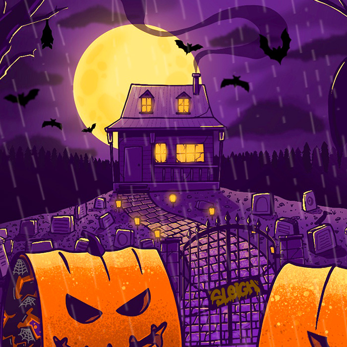 Zoom dessin Halloween
