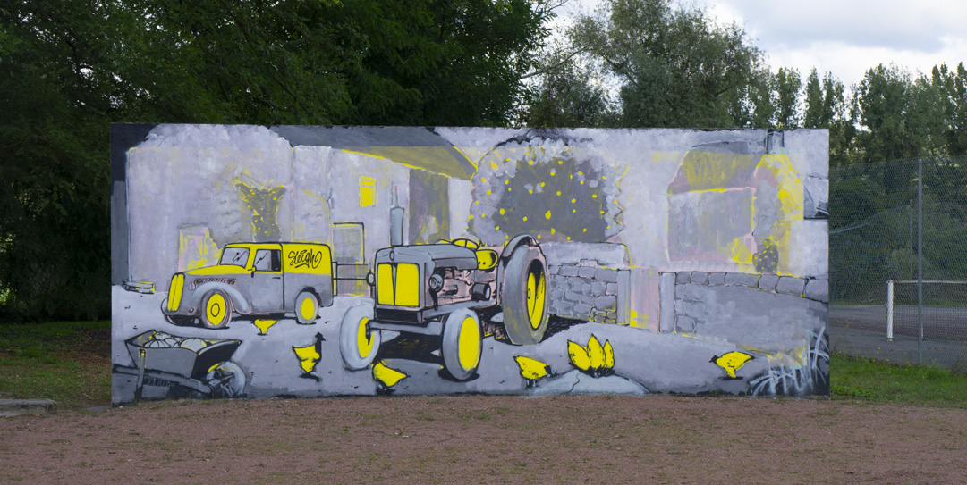 début de la fresque